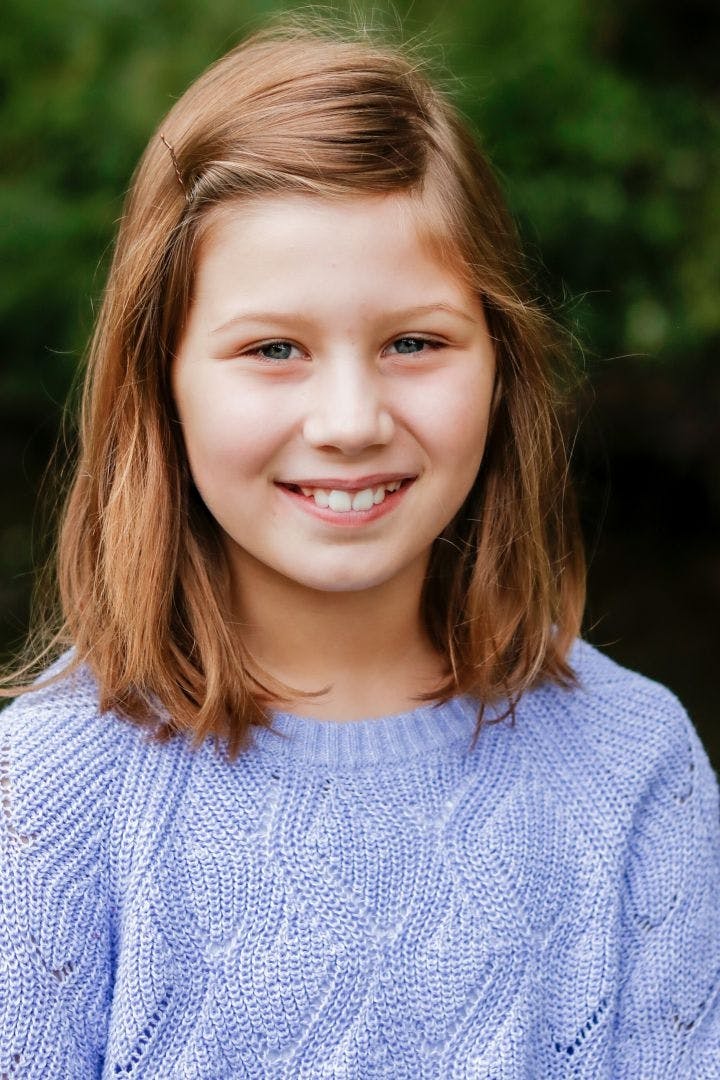 Portrait of fourth-grader Annabel