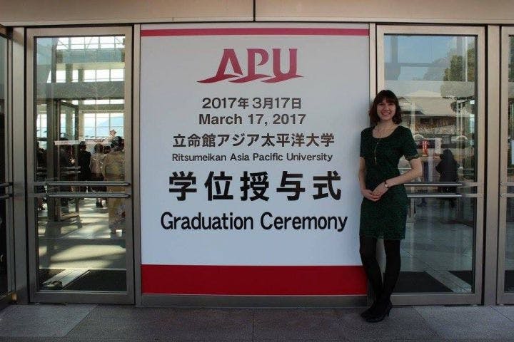 Terra at Graduation Ceremony